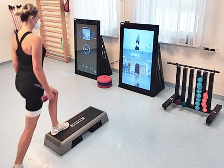 Pixformance Trainingstherapie im AUVA Unfallkrankenhaus Klagenfurt